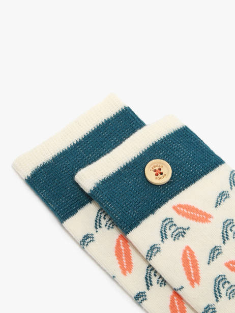 Sokken Cabaia Beige socks SON ander zicht 1